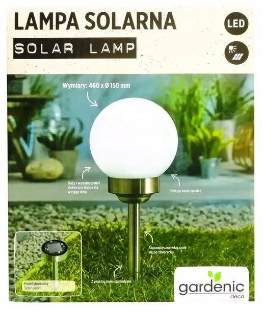 Lampa Solarna Led Gardenic Na Panel S Oneczny Sklep Outstore Pl