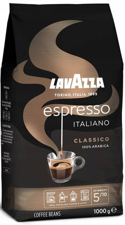 Lavazza Espresso Italiano Classico 1kg kawa ziarnista 100% Arabica