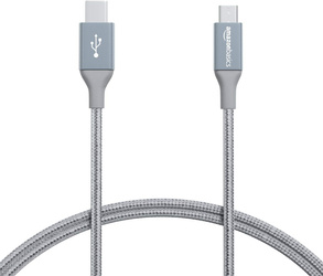 AMAZON Basics Kabel przejściówka USB C - Micro-B 2.0 0,9 M szary