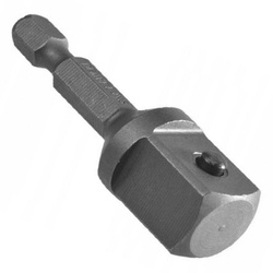 Adapter przejście HEX 1/2" x 72mm stal ROCKFORCE