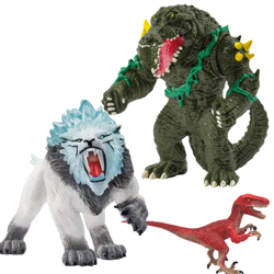 Figurki Schleich Dinozaur Krokodyl Tygrys Szablozębny