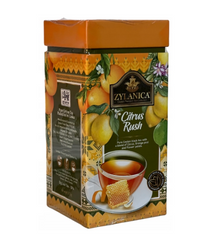 HERBATA CZARNA SYPANA liściasta ZYLANICA BLACK TEA CITRUS RUSH PUSZKA 200g