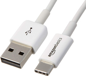 KABEL ZŁĄCZE PRZEJŚCIÓWKA USB-C - USB-A 2.0 MĘSKI 0,9m BIAŁY