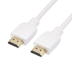 Kabel przewód HDMI 2.0 biały 18GBPS 1,8 M 4K 60Hz AMAZON