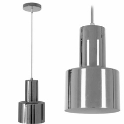 LAMPA LAMPKA SUFITOWA WISZĄCA DEKORACYNA OPRAWA APP285-1CP SILVER