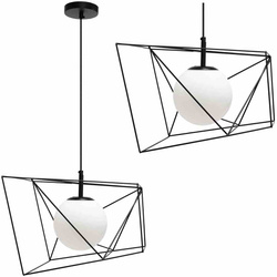 LAMPA WISZĄCA METALOWA SUFITOWA ŻYRANDOL LOFT KULA Toolight E27