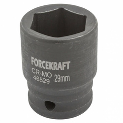 NASADKA GŁOWICA KOŃCÓWKA UDAROWA 3/4" 29mm 6-kątna stal Cr-Mo Forcekraft