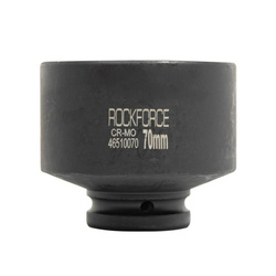 NASADKA GŁOWICA KOŃCÓWKA UDAROWA GŁĘBOKA 3/4" 70mm 6-kątna stal Cr-Mo RockForce