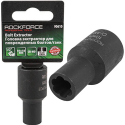 Nasadka ekstraktor do obrobionych uszkodzonych śrub nakrętek 10mm 1/2" ROCKFORCE 