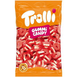 Żelki Trolli 1kg ZĘBY WAMPIRA DRACULA DRAKULA SZCZĘKI WAMPIRKI OWOCOWE