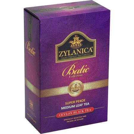 Czarna herbata ZYLANICA BATIK BLACK TEA SUPER PEKOE 100g