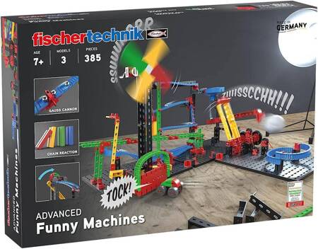 Fischertechnik 551588 Zestaw konstrukcyjny ADVANCED Funny Reactions 3 modele