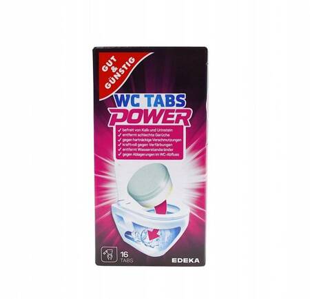 G&G Niemieckie tabletki do czyszczenia WC 16 tabs Multi-Aktiv