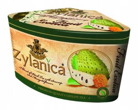 HERBATA CZARNA LIŚCIASTA SYPANA ZYLANICA FRUIT EXOTICA SOURSOP& MARIGOLD PUSZKA 100g