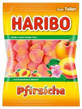 Haribo Pfirsiche Żelki owocowe brzoskwinie 175g