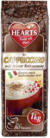 Hearts Cappuccino Kakaonote 1kg Rozpuszczalna