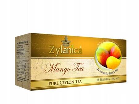 Herbata Ekspresowa ZYLANICA CEYLON PREMIUM mango 25 torebek