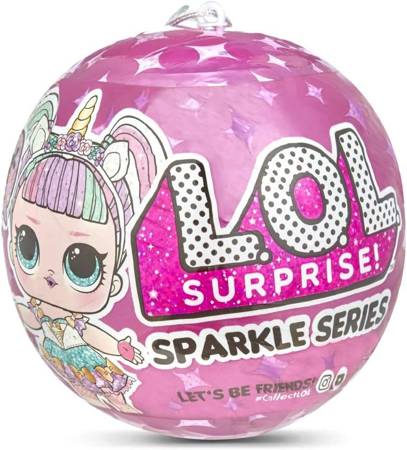 LOL Surprise Kula Sparkle Lalka brokatowa 7 niespodzianek