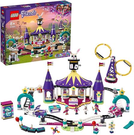 Lego Friends 41685 Magiczne wesołe miasteczko z kolejką górską