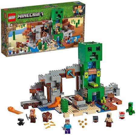 Lego Minecraft 21155 Kopalnia Creeperów duży Creeper