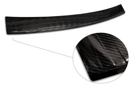 Listwa bagażnikowa PORSCHE CAYENNE II 2010-FL2014 2/49278 carbon fiber czarny