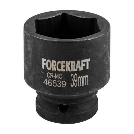 NASADKA GŁOWICA KOŃCÓWKA UDAROWA 3/4" 39mm 6-kątna stal Cr-Mo Forcekraft