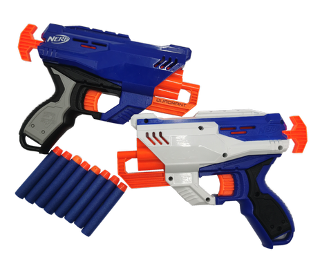 Nerf Quadrant Blaster Elite 2pack Strzałki