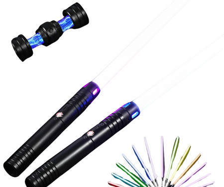 OUTLET Miecz Świetlny RGB LED 79-158cm Dźwięk Światło Lightsaber