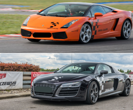 VOUCHER PREZENTOWY JAZDA Lamborghini Gallardo vs. Audi R8- Wiele lokalizacji - Kierowca