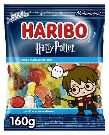 ŻELKI Haribo 160g HARRY POTTER EDYCJA LIMITOWANA NA HALLOWEEN